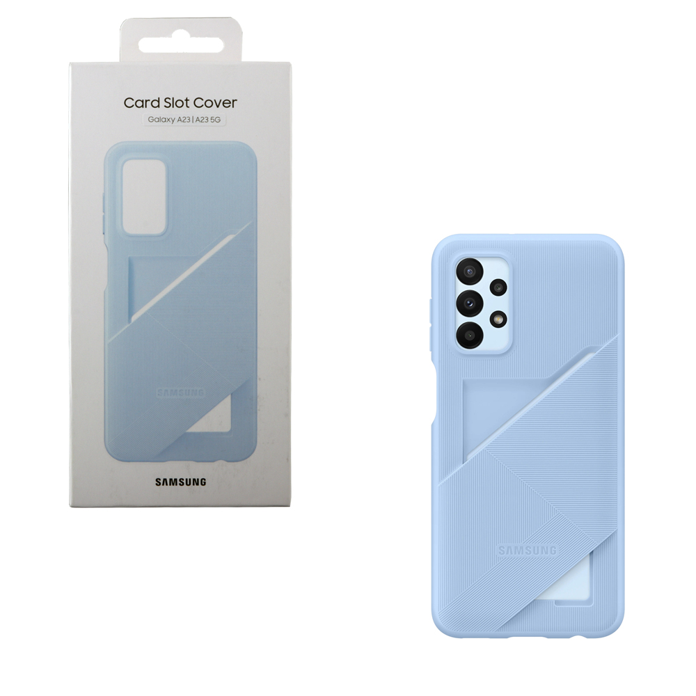 ΘΗΚΗ SAMSUNG A23 4G A235 6.6" CARD SLOT COVER EF-OA235TLEGWW ARCTIC BLUE PACKING OR