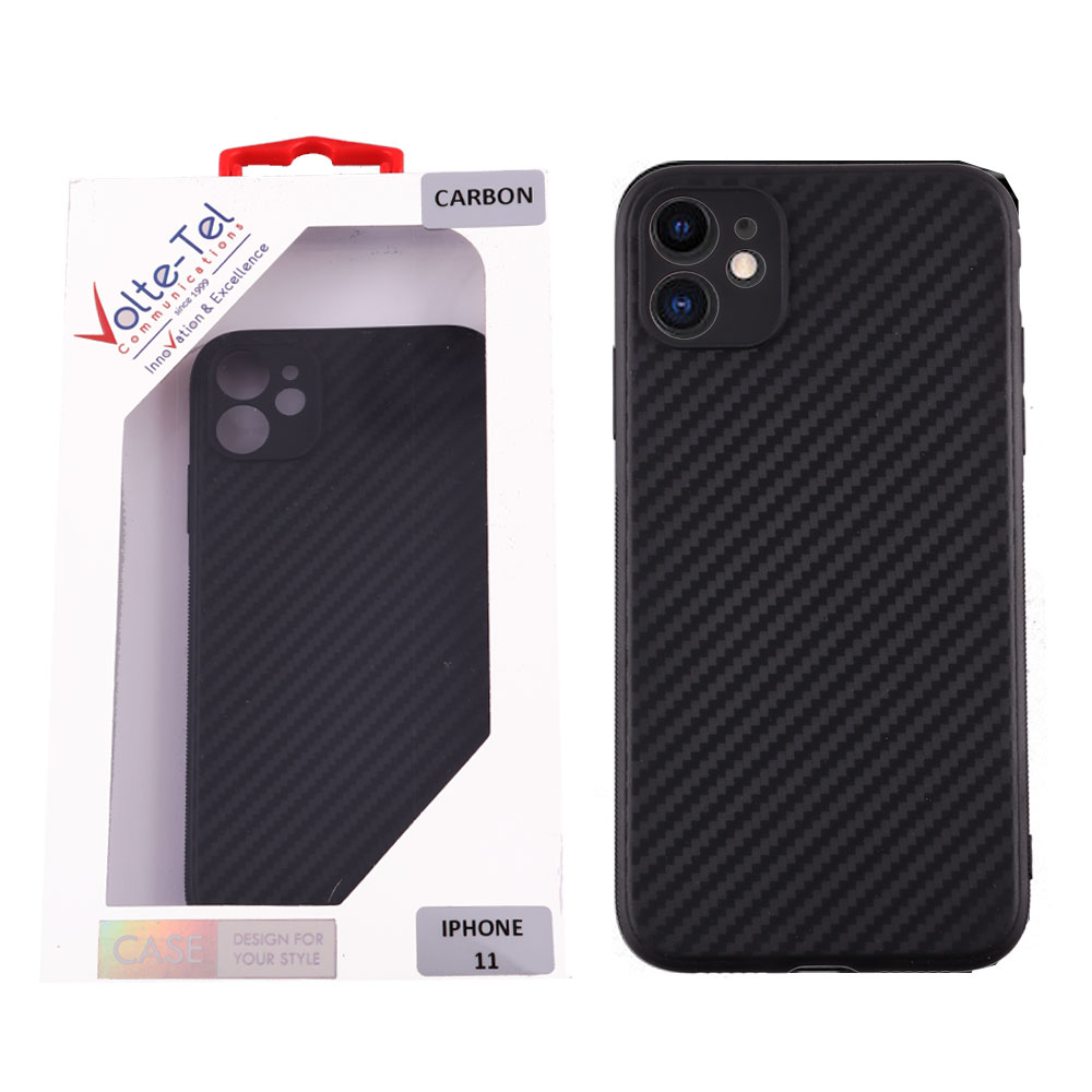 VOLTE-TEL ΘΗΚΗ IPHONE 11 6.1" CARBON CAMERA PROTECTIVE BLACK