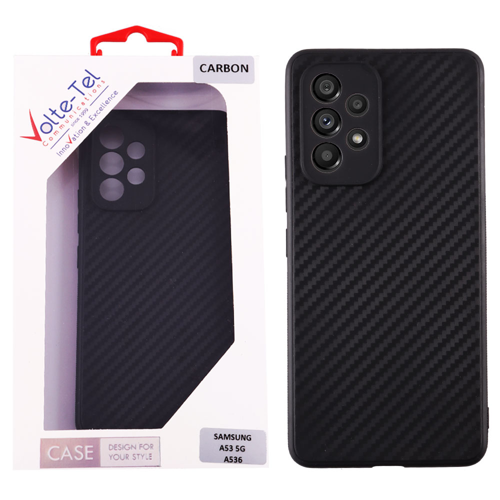 VOLTE-TEL ΘΗΚΗ SAMSUNG A53 5G A536 6.5" CARBON CAMERA PROTECTIVE BLACK