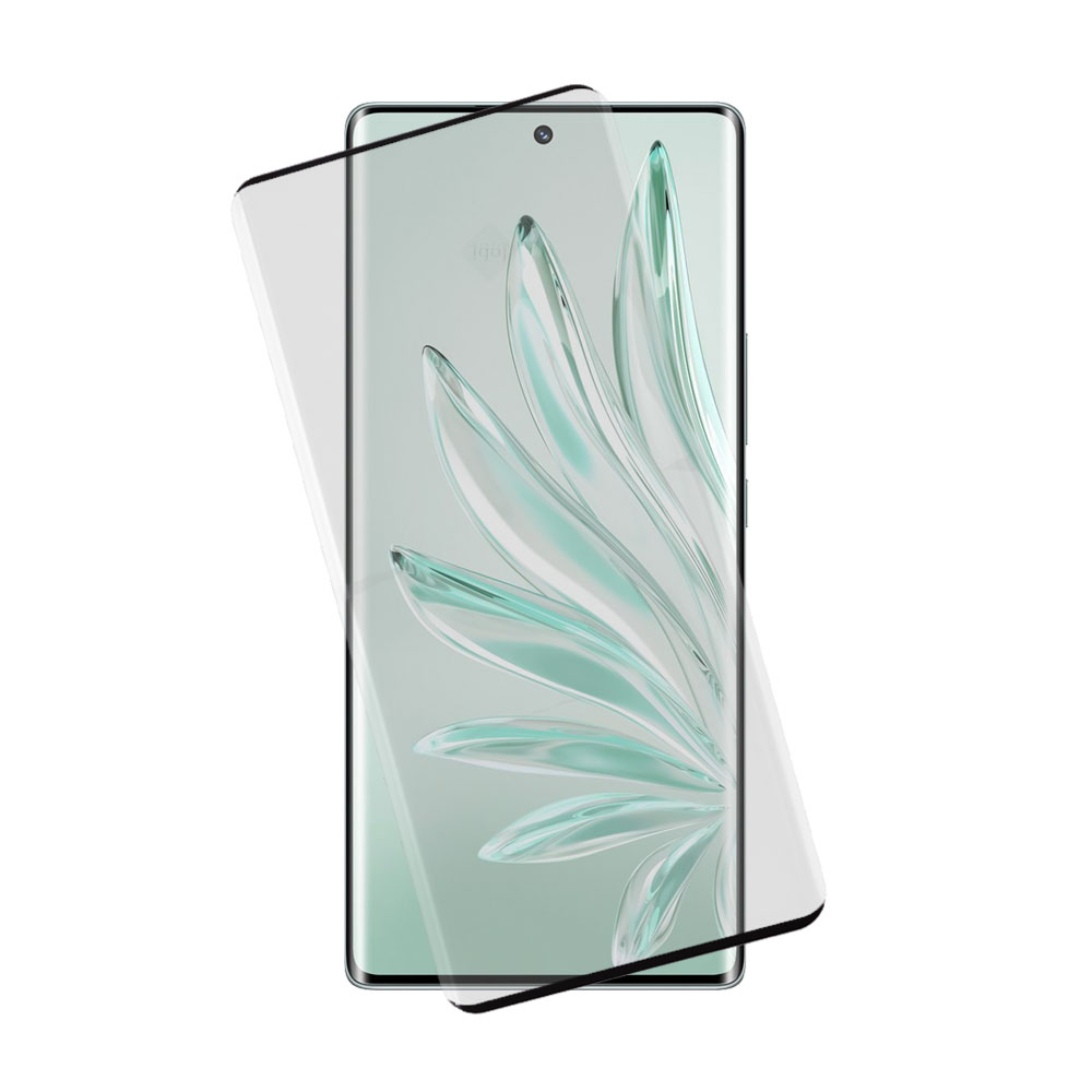 IDOL 1991 TEMPERED GLASS HONOR 70 6.67" 9H 0.30mm 3D FULL GLUE SEMI CURVED FINGER UNLOCK BLACK FULL COVER + SQUEEZY CARD