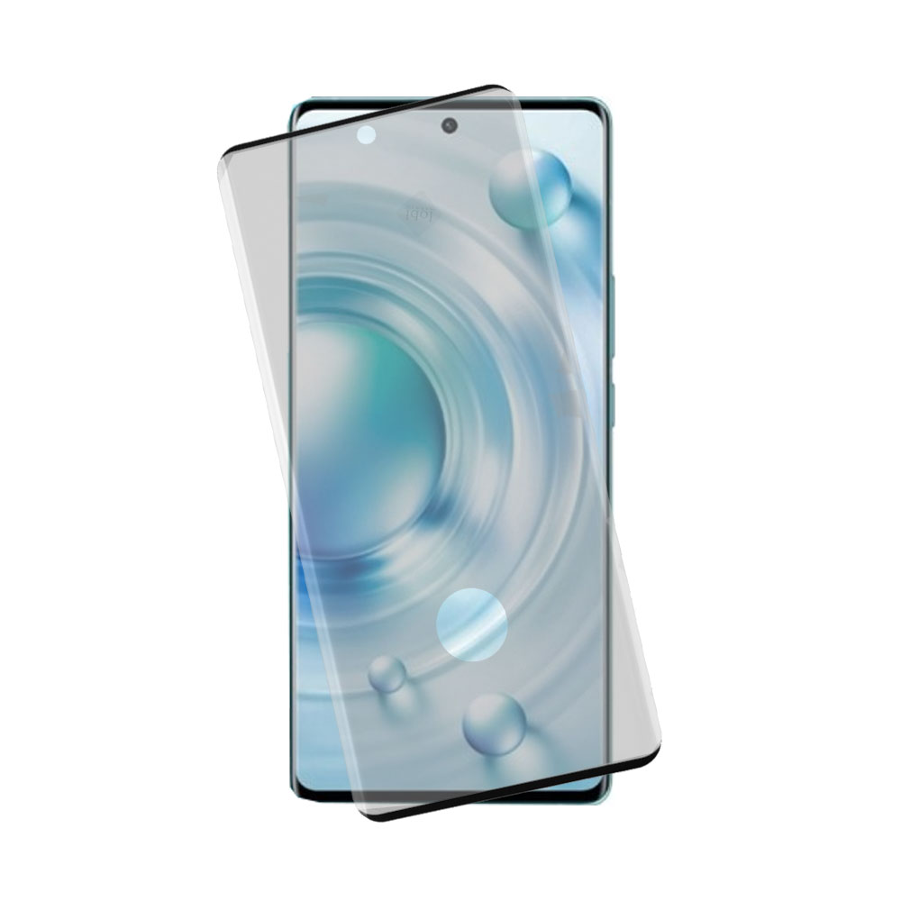 IDOL 1991 TEMPERED GLASS VIVO X80 PRO 5G 6.78" 9H 0.30mm 3D EDGE SEMI CURVED FINGER UNLOCK BLACK FULL COVER