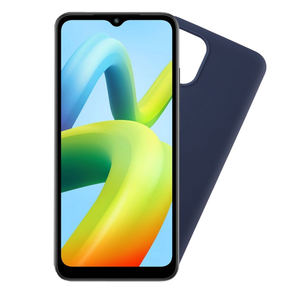 VOLTE-TEL ΘΗΚΗ XIAOMI REDMI A1/REDMI A2 6.52" SILICON TPU CAMERA GUARD BLUE