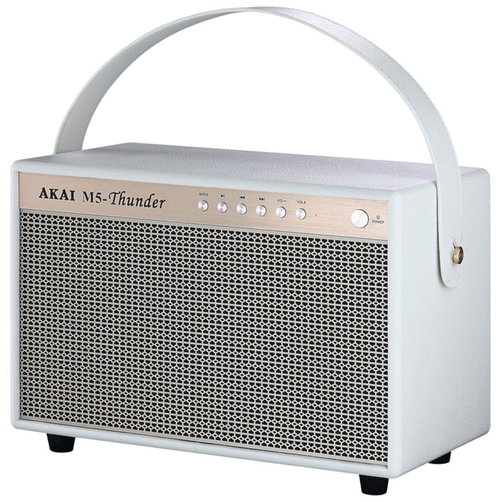 AKAI M5-THUNDER ΦΟΡΗΤΟ ΗΧΕΙΟ BLUETOOTH 5.0 ΜΕ USB, AUX-IN ΚΑΙ USB ΓΙΑ ΦΟΡΤΙΣΗ ΑΣΠΡΟ 28W