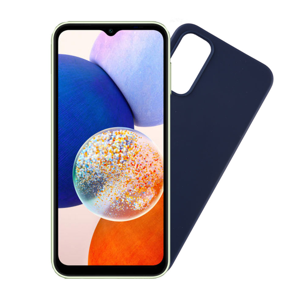 VOLTE-TEL ΘΗΚΗ SAMSUNG A14 5G A146 6.6" SILICON TPU CAMERA GUARD BLUE