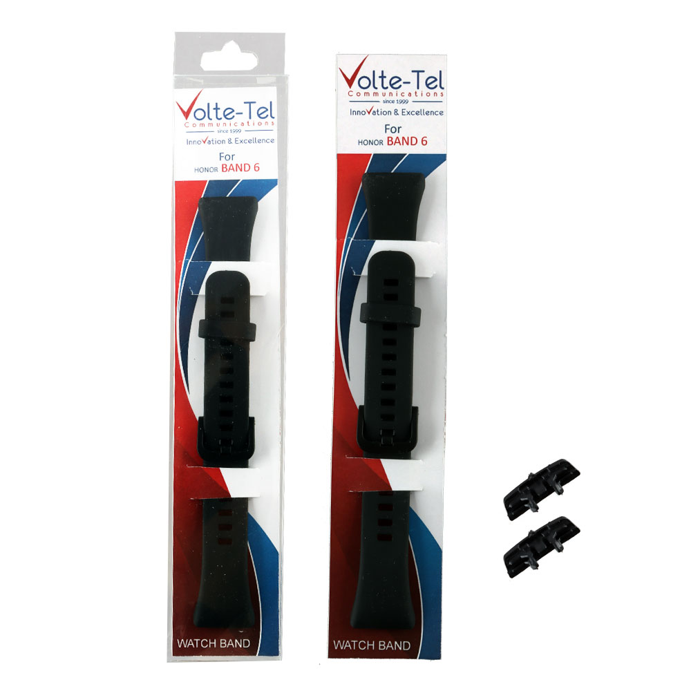 VOLTE-TEL ΛΟΥΡΑΚΙ ΣΙΛΙΚΟΝΗΣ HUAWEI HONOR BAND 6 BLACK