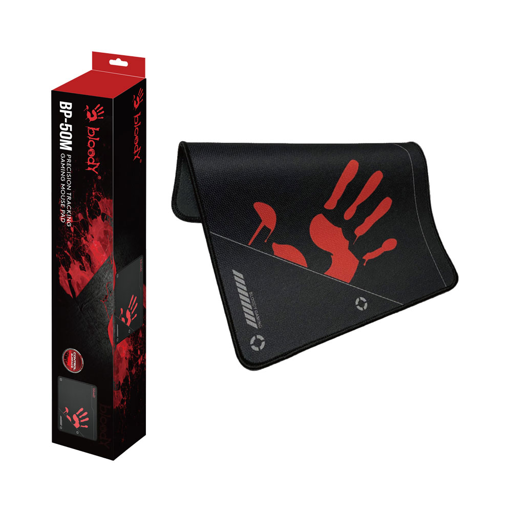 BLOODY GAMING MOUSE PAD BP-50M 350X280X3mm BLACK GR