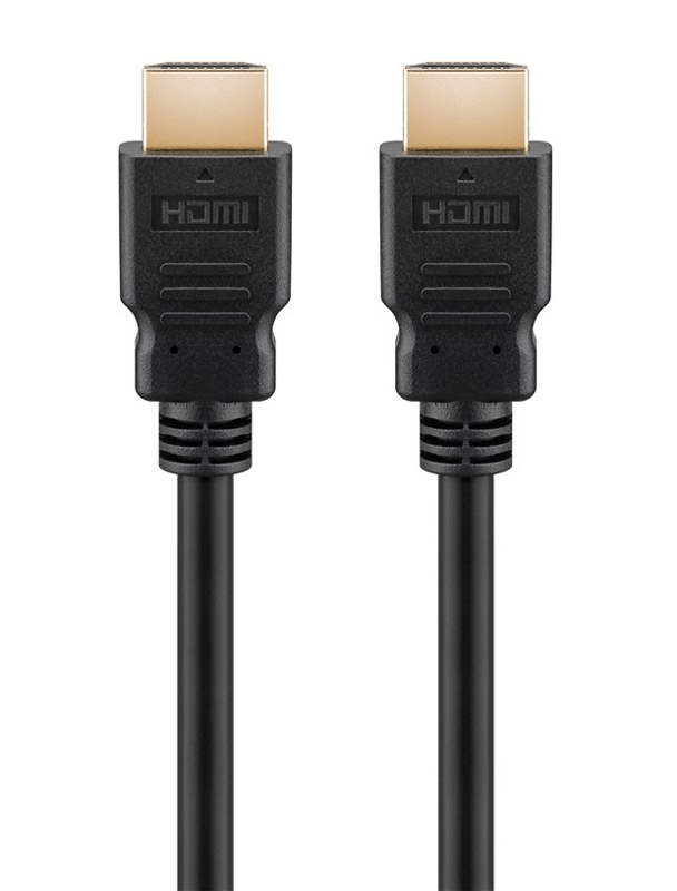 GOOBAY καλώδιο HDMI 2.1 61639, Ethernet ARC 8K/60Hz 48 Gbps, 1.5m, μαύρο