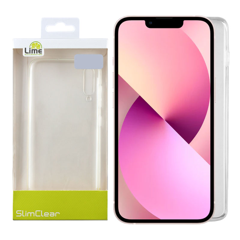 LIME ΘΗΚΗ IPHONE 13 6.1" SLIMCLEAR TPU CAMERA GUARD ΔΙΑΦΑΝΗ