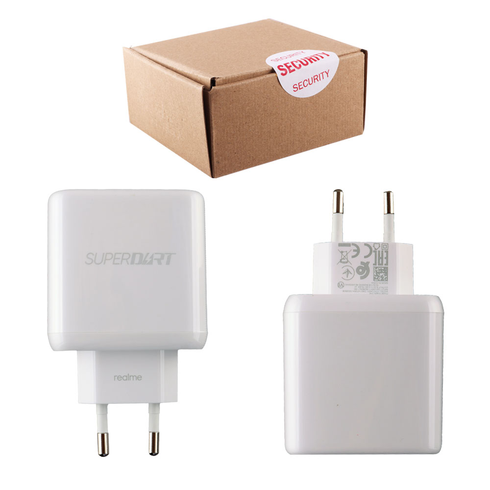 TRAVEL REALME VCA7JAEH PD 3.0 USB A 10W 5V 2A/10V 6.5A 65W WHITE 5473803 ORIGINAL SERVICE PACK