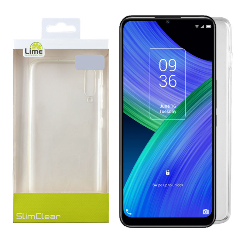 LIME ΘΗΚΗ TCL 20R 5G 6.52" SLIMCLEAR TPU CAMERA GUARD ΔΙΑΦΑΝΗ