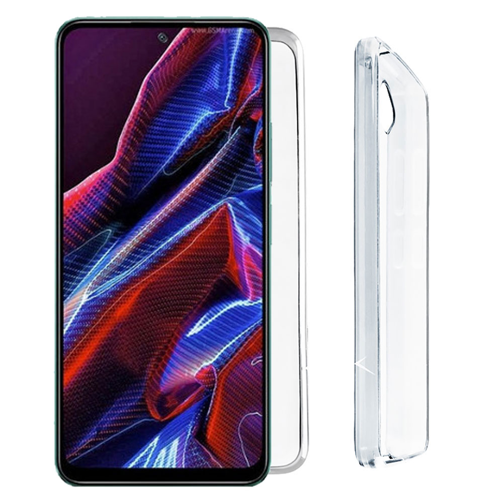 VOLTE-TEL ΘΗΚΗ XIAOMI POCO X5 5G 6.67" SLIMCOLOR AIR TPU CAMERA GUARD ΔΙΑΦΑΝΗ