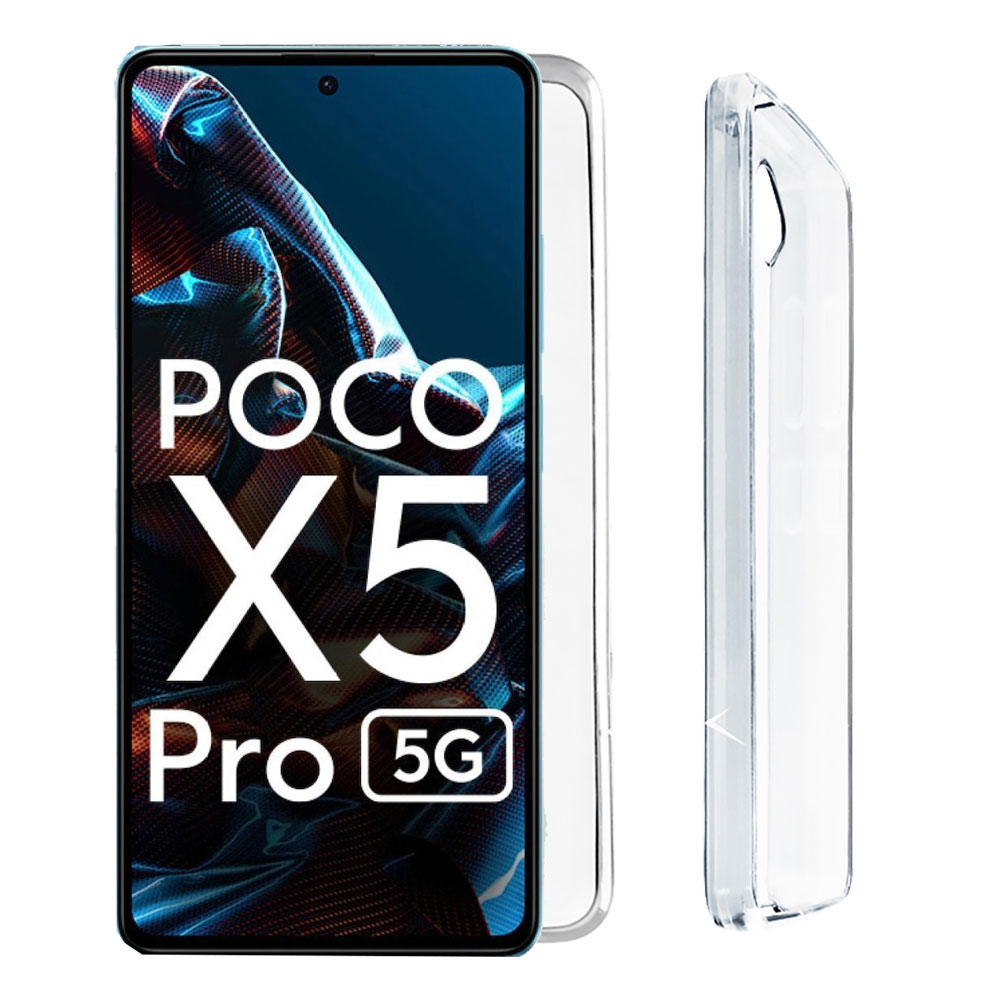 VOLTE-TEL ΘΗΚΗ XIAOMI POCO X5 PRO 5G 6.67" SLIMCOLOR AIR TPU CAMERA GUARD ΔΙΑΦΑΝΗ