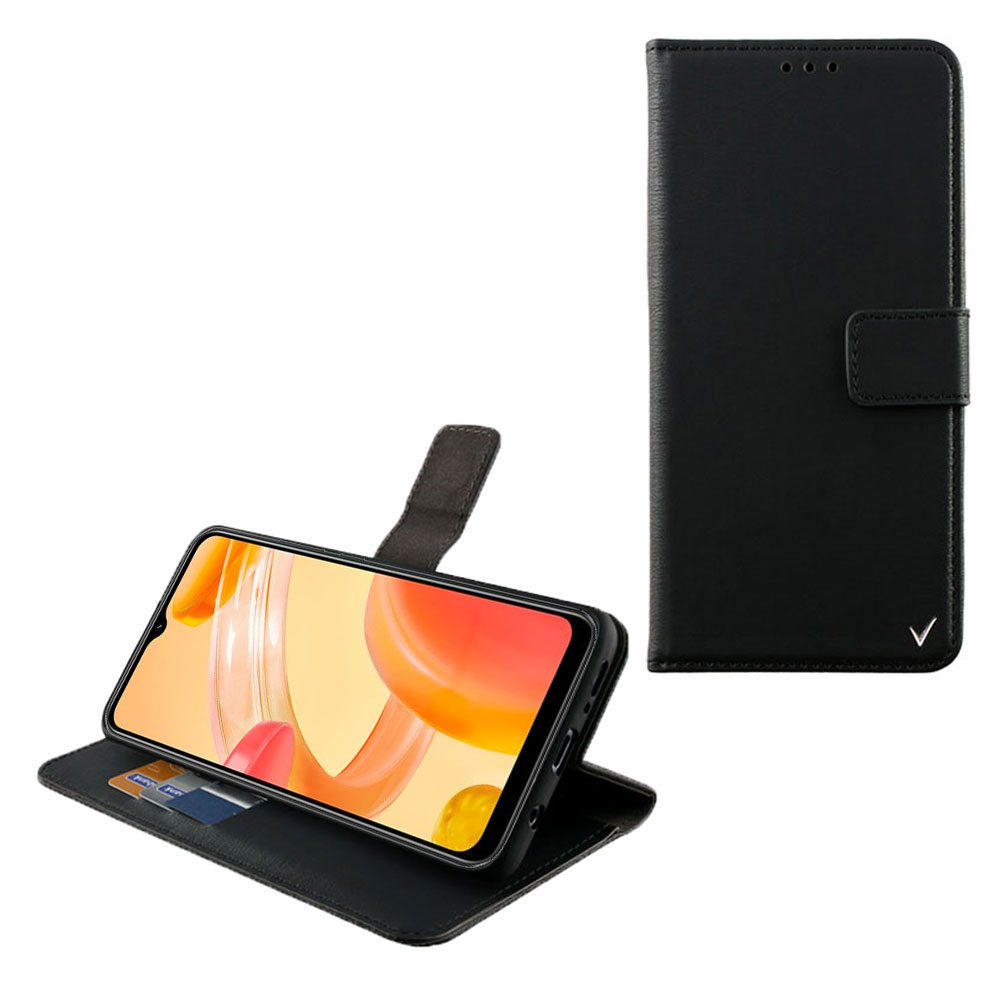 VOLTE-TEL ΘΗΚΗ REALME C33/S30s 6.5" ALLURE MAGNET BOOK STAND CLIP BLACK
