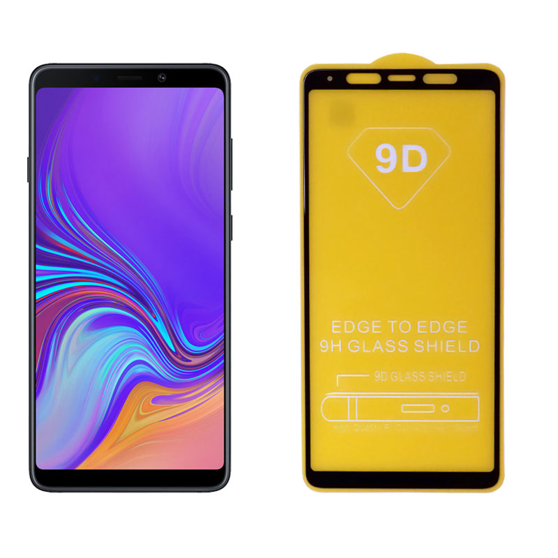 IDOL 1991 TEMPERED GLASS SAMSUNG A9 2018 A920 6.3" 9H 0.25mm 9D FULL GLUE SPECIAL FULL COVER BLACK