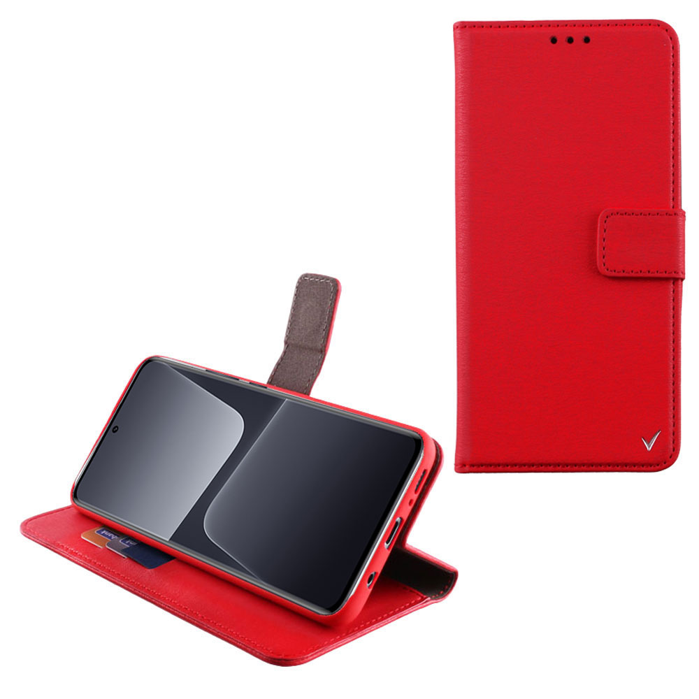 VOLTE-TEL ΘΗΚΗ XIAOMI 13 LITE 5G 6.55" ALLURE MAGNET BOOK STAND CLIP RED