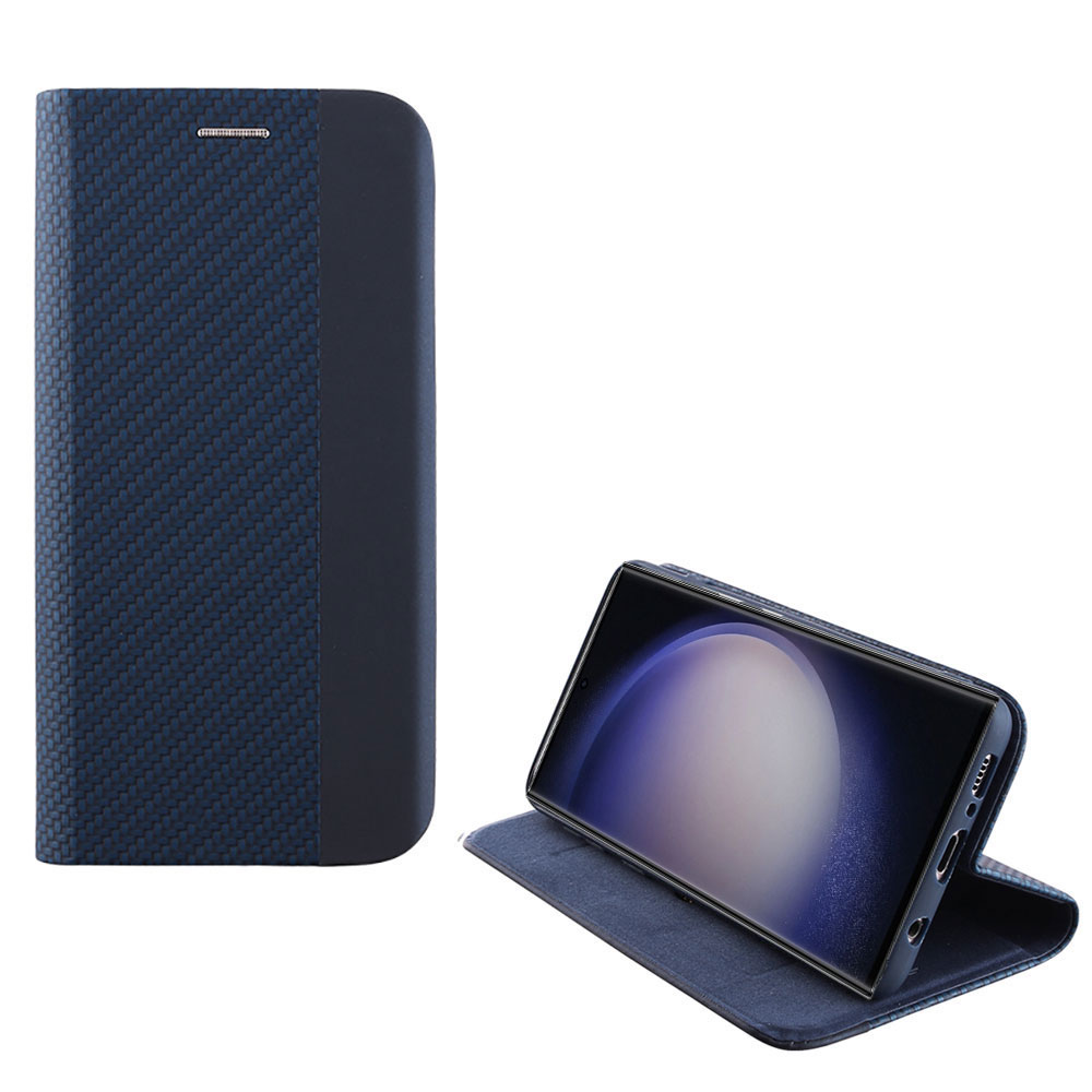 IDOL 1991 ΘΗΚΗ SAMSUNG S23 5G S911 6.1" ELITE ANTI-RFID BOOK STAND BLUE