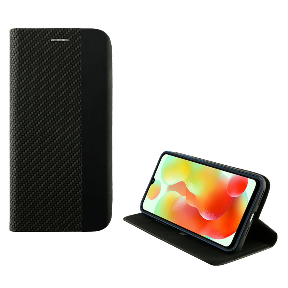 IDOL 1991 ΘΗΚΗ XIAOMI REDMI 12C 6.71" ELITE ANTI-RFID BOOK STAND BLACK