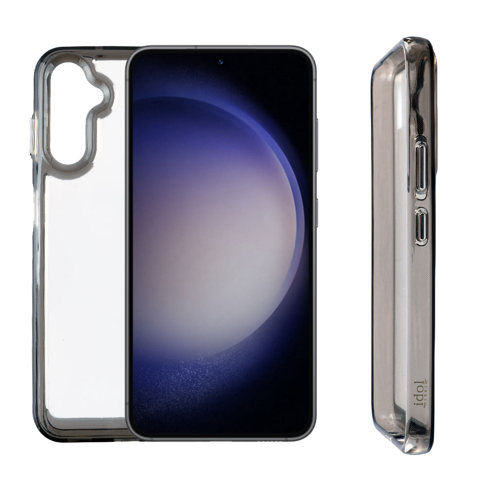IDOL 1991 ΘΗΚΗ SAMSUNG S23 5G S911 6.1" CRISTALYTE TPU CAMERA GUARD ΔΙΑΦΑΝΗ ΓΚΡΙ