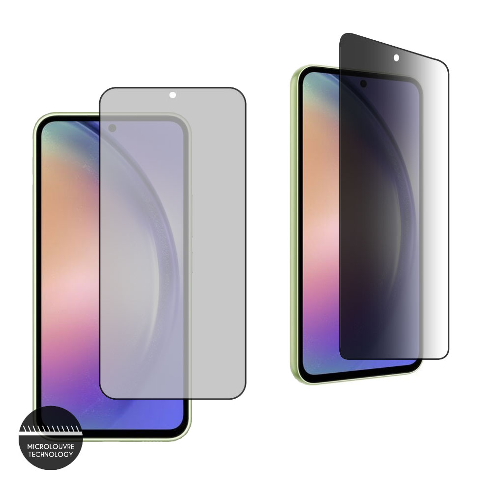 IDOL 1991 TEMPERED GLASS SAMSUNG A34 5G A346 6.6" 9H 0.25mm PREMIUM PRIVACY ANTISPY SEMI CURVED FULL GLUE BLACK