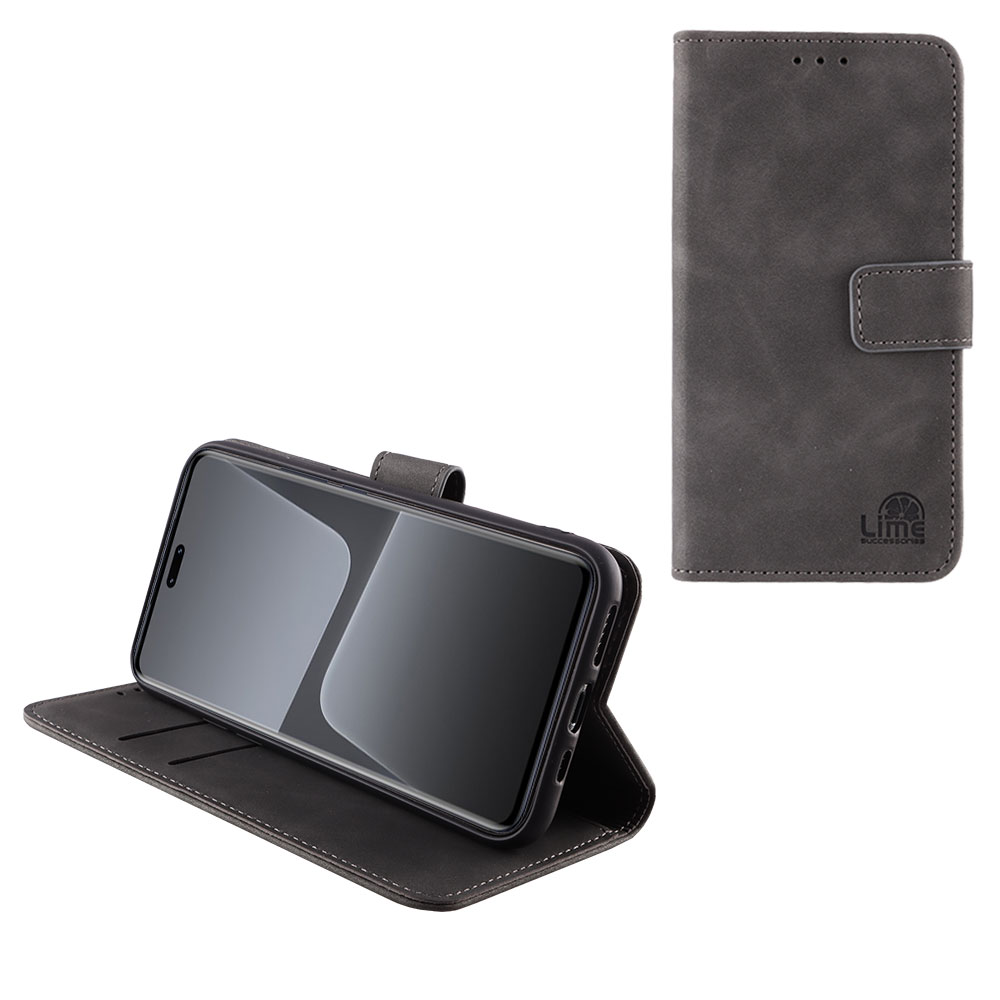 LIME ΘΗΚΗ XIAOMI 13 PRO 5G 6.73" ESSENTIAL MAGNET BOOK STAND CLIP GREY