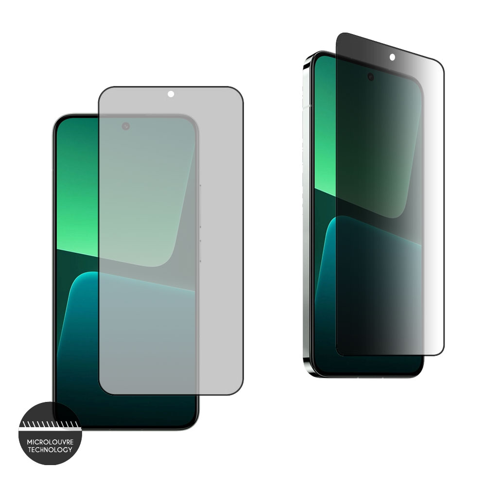 IDOL 1991 TEMPERED GLASS XIAOMI 13 5G 6.36" 9H 0.25mm PREMIUM PRIVACY ANTISPY SEMI CURVED FULL GLUE BLACK