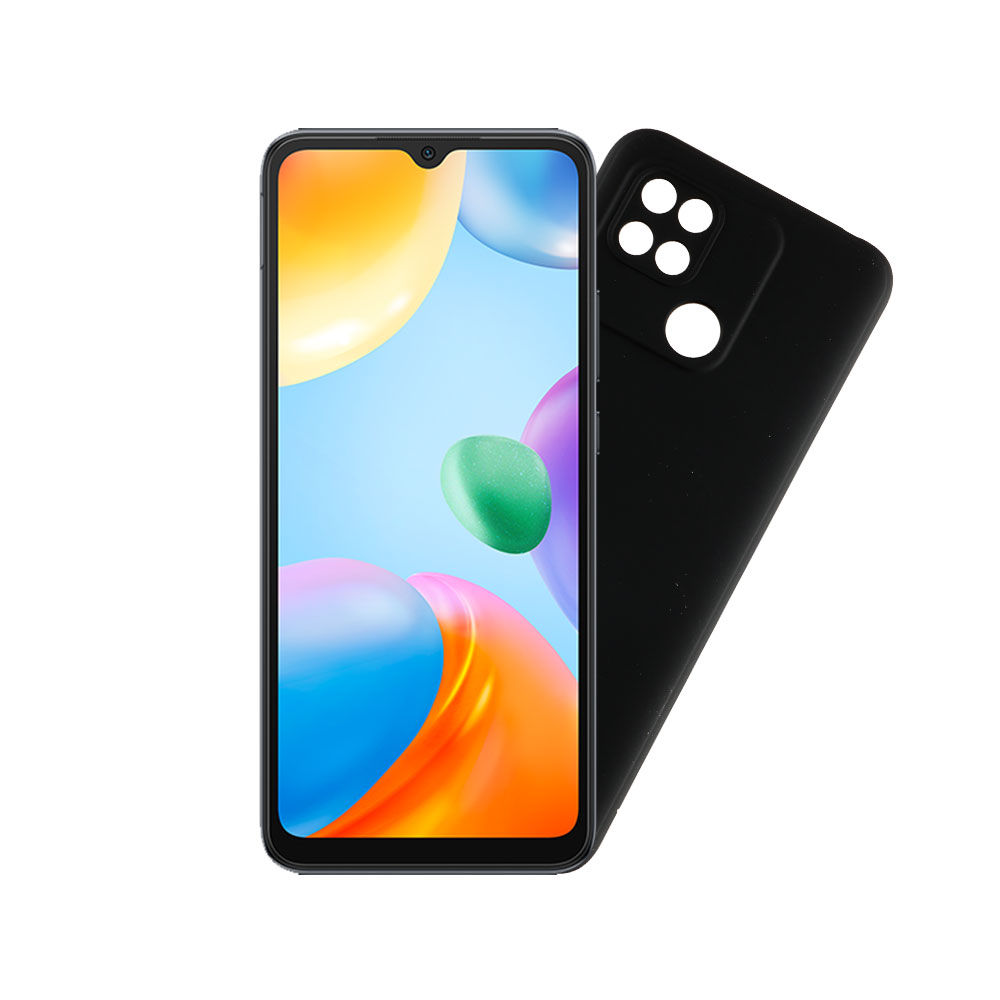 VOLTE-TEL ΘΗΚΗ XIAOMI REDMI 10C/REDMI 10 POWER 6.71" SILICON TPU FULL CAMERA PROTECTION BLACK