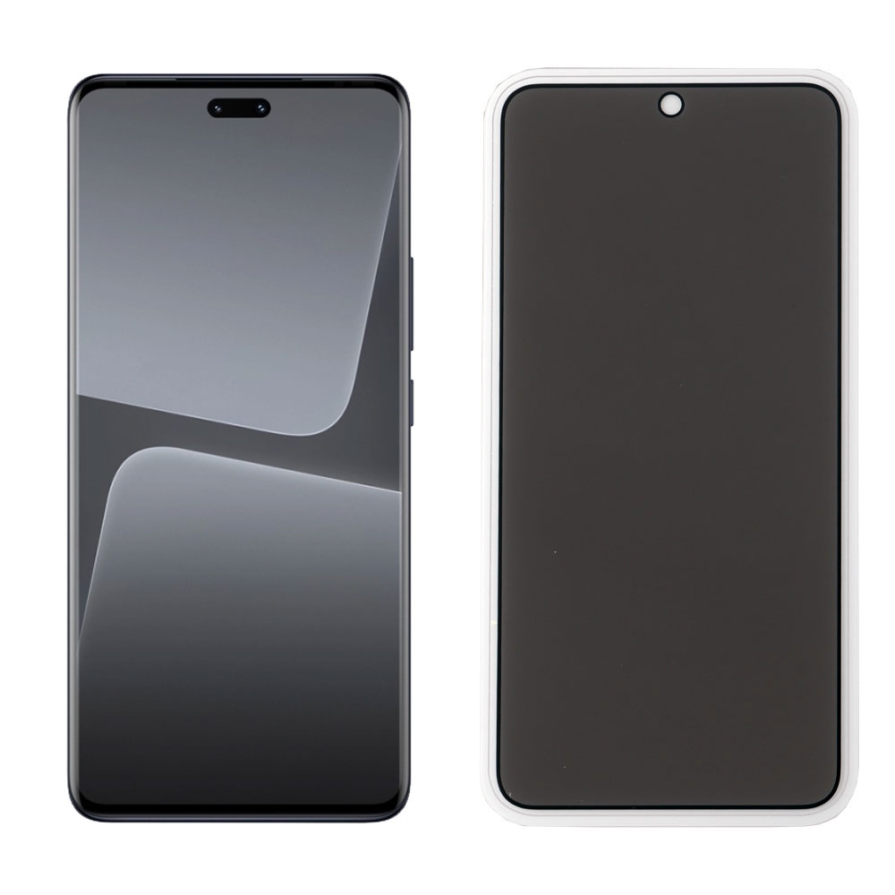 IDOL 1991 TEMPERED GLASS XIAOMI 13 5G 6.36" 9H 0.25mm PRIVACY ANTISPY SEMI CURVED FULL GLUE BLACK
