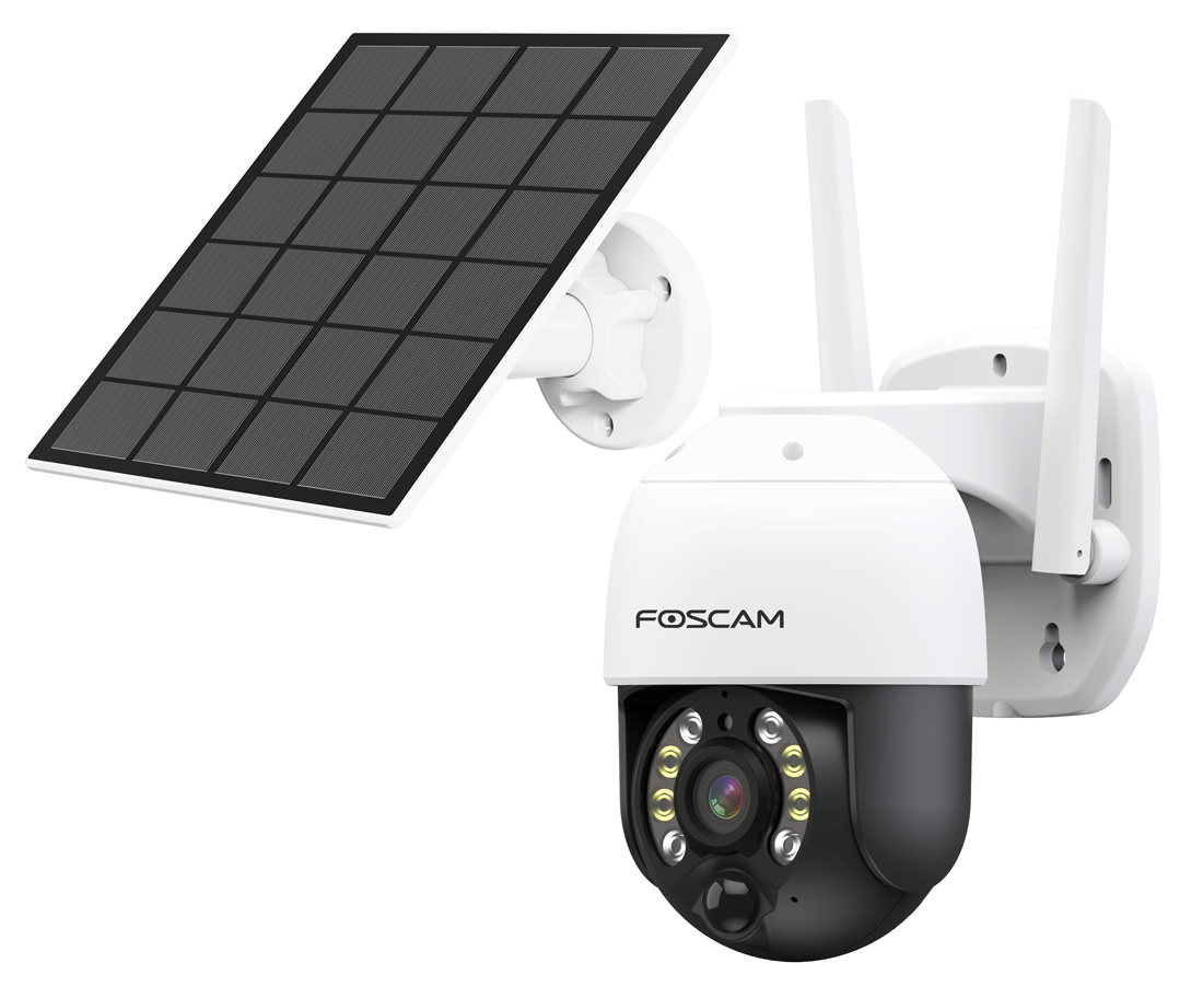 FOSCAM smart IP ηλιακή κάμερα B4, 5000mAh, IP65, 4MP, WiFi, PTZ