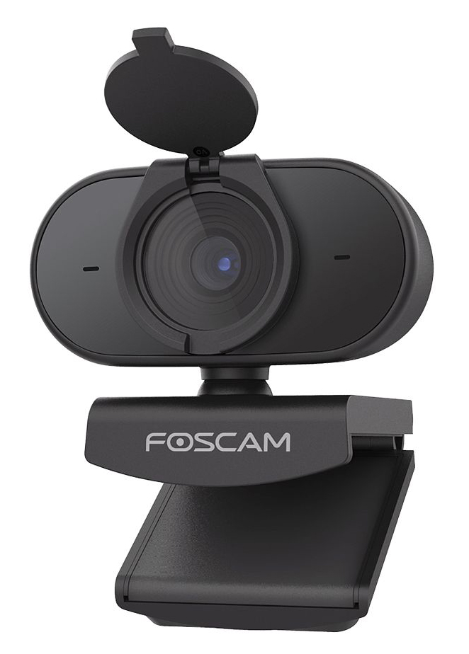 FOSCAM web κάμερα W41, USB, 4MP, 2K, μικρόφωνο, 84° γωνία θέασης, μαύρη