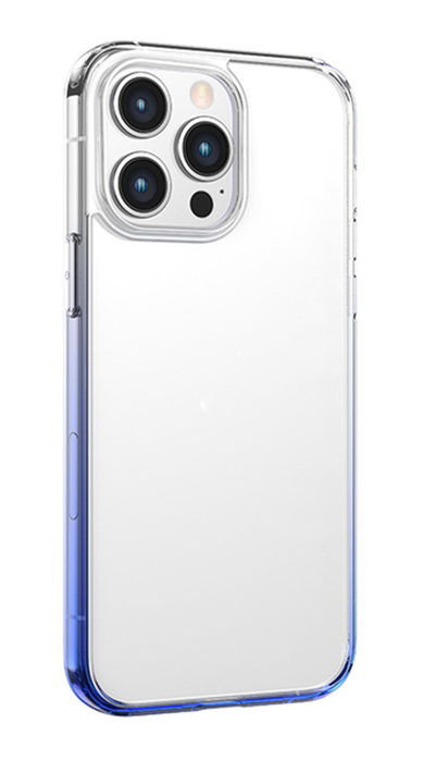 USAMS θήκη Binz για iPhone 14, μπλε & διάφανη