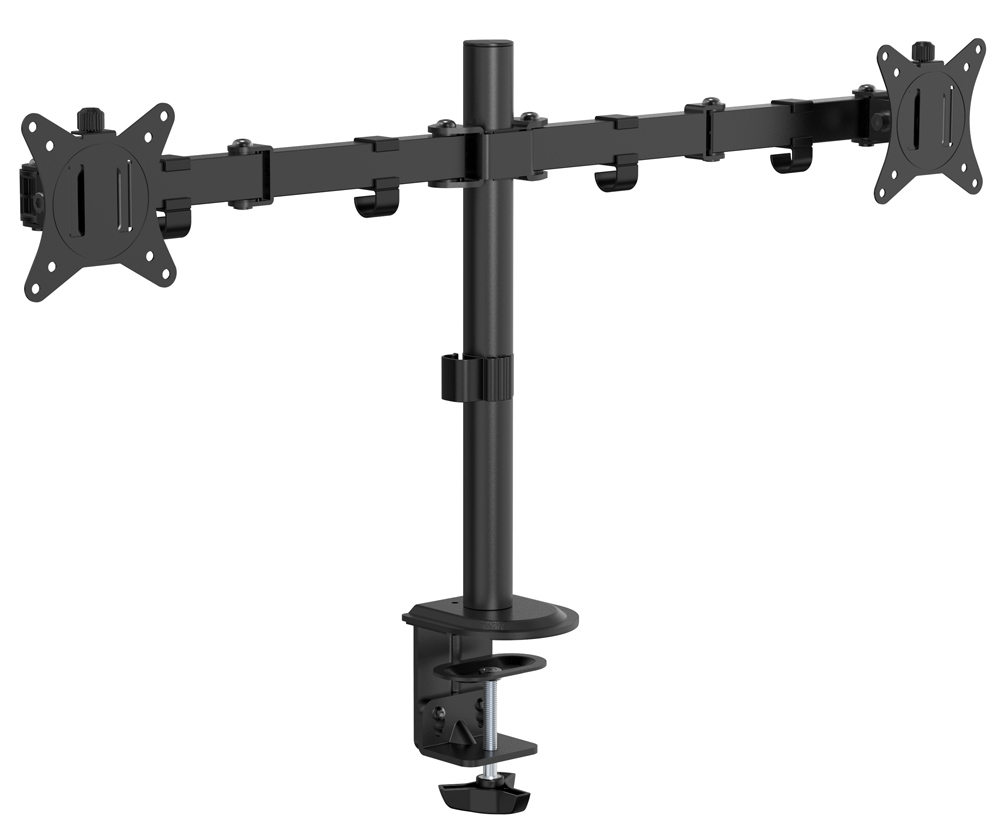 BRATECK βάση γραφείου LDT66-C024 για 2 οθόνες 17"-32", έως 9kg ανά οθόνη