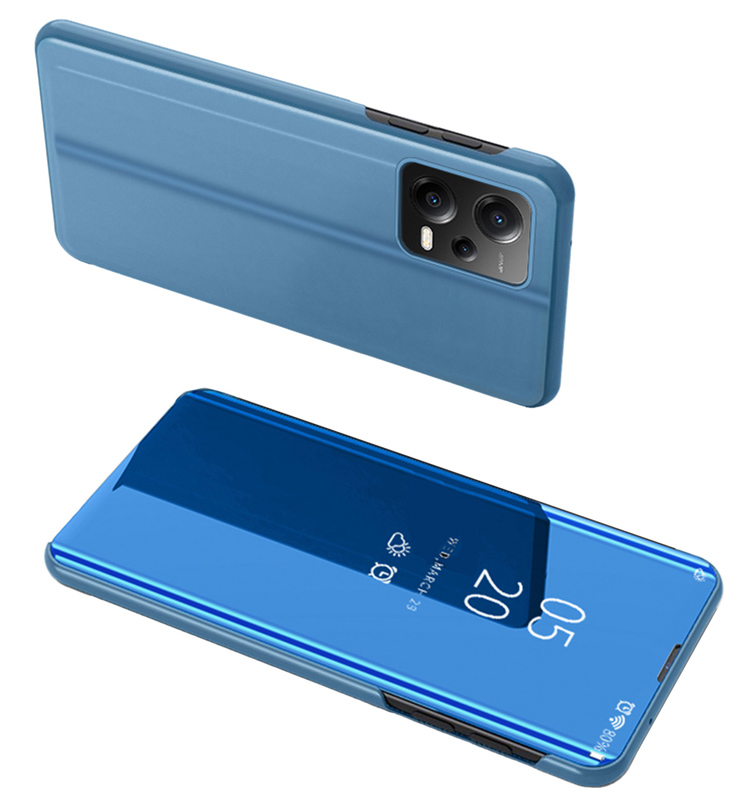 POWERTECH θήκη Clear view MOB-1856, Xiaomi Note 12 Pro/Poco X5 Pro, μπλε