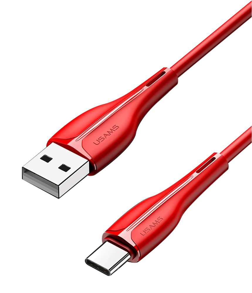 USAMS καλώδιο USB-C σε USB US-SJ372, 2A, 1m, κόκκινο