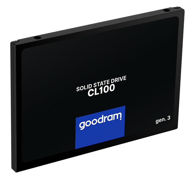 GOODRAM SSD CL100 Gen.3 120GB, 2.5", SATA III, 500-360MB/s, 3D TLC NAND