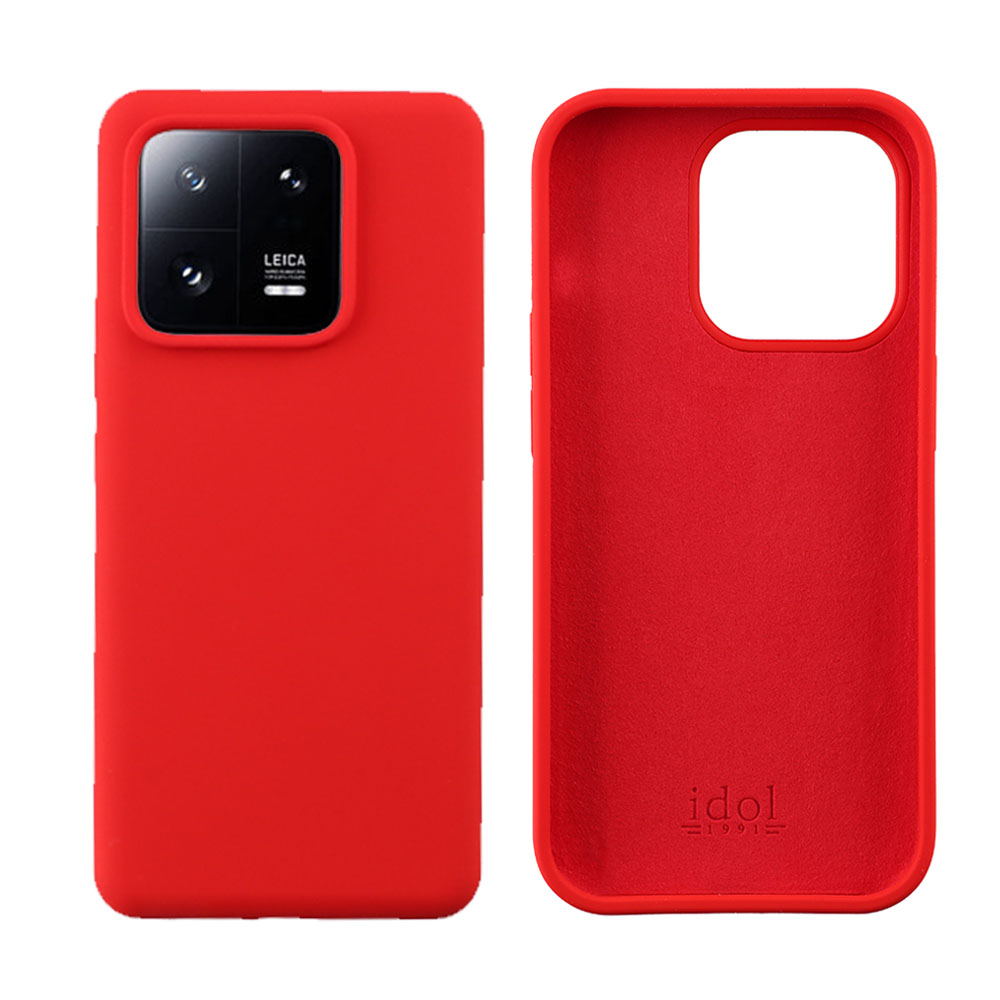 IDOL 1991 ΘΗΚΗ XIAOMI 13 PRO 5G 6.73" VELVET ELITE TPU 4 SIDE CAMERA GUARD RED