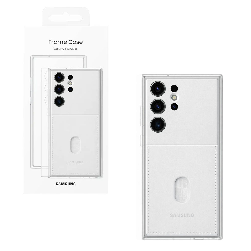 ΘΗΚΗ SAMSUNG S23 ULTRA 5G S918 FRAME CASE EF-MS918CWEGWW WHITE PACKING OR