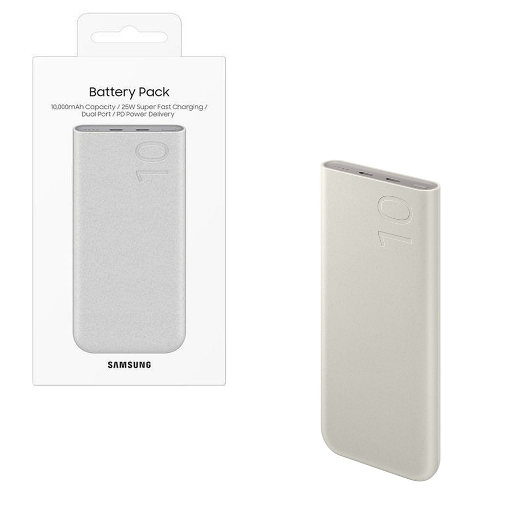 POWER BANK SAMSUNG EB-P3400XUEGEU 25W SUPER FAST CHARGING/DUAL PORT/PD POWER DELIVERY ΜΠΕΖ PACKING OR