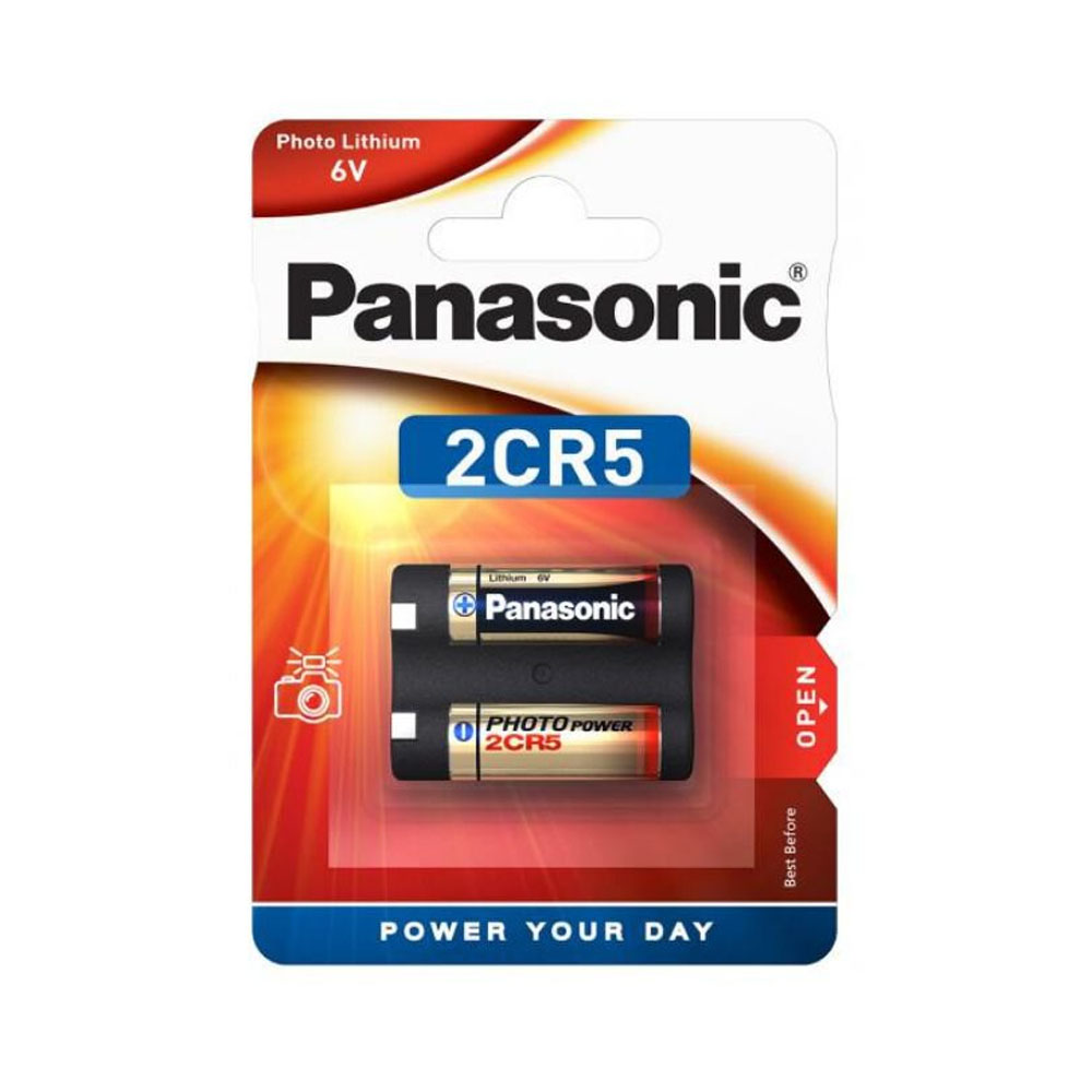 PANASONIC ΜΠΑΤΑΡΙΕΣ ΦΩΤΟΓΡΑΦΙΚΗΣ ΛΙΘΙΟΥ 2CR5/DL245 6V Li-ion 1/BLISTER
