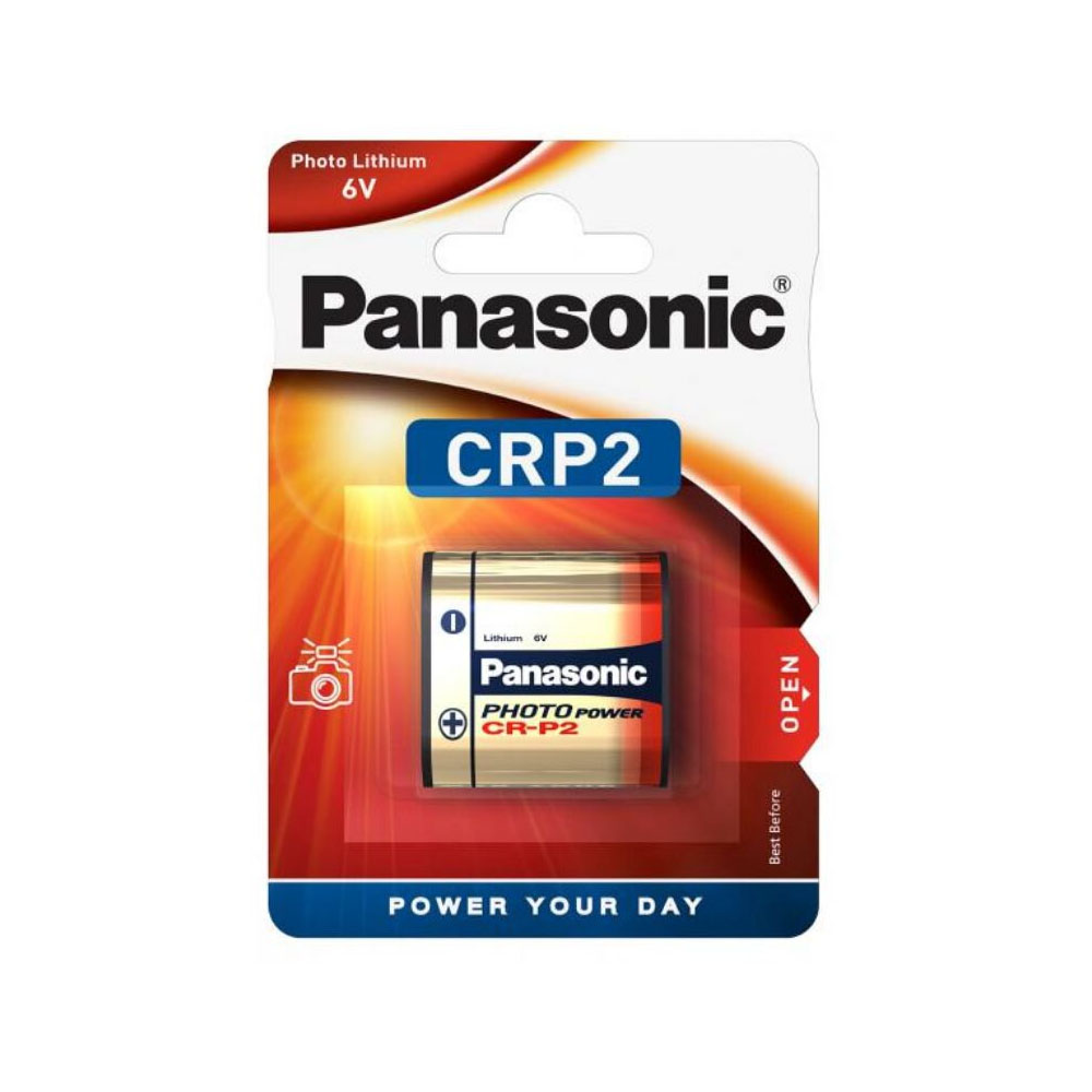 PANASONIC ΜΠΑΤΑΡΙΕΣ ΦΩΤΟΓΡΑΦΙΚΗΣ ΛΙΘΙΟΥ CRP2 6V Li-ion 1/BLISTER