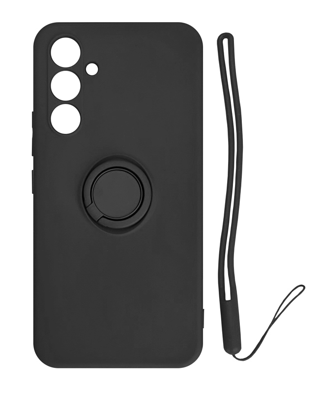 VENNUS θήκη Silicone Ring VNS-0071 για Samsung Galaxy A34 5G, μαύρη