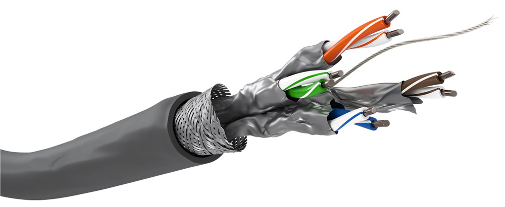 GOOBAY καλώδιο δικτύου 95696, CAT 6 S/FTP (PiMF), CCA, 305m, γκρι