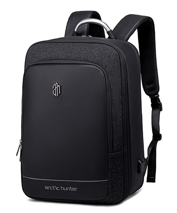 ARCTIC HUNTER τσάντα πλάτης B00227L με θήκη laptop 17", 41L, USB, μαύρη