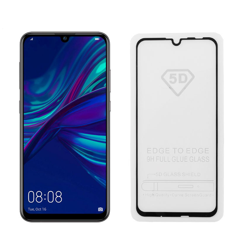 IDOL 1991 TEMPERED GLASS HUAWEI P SMART 2019 6.21"9H 0.30mm 5D FULL GLUE BLACK