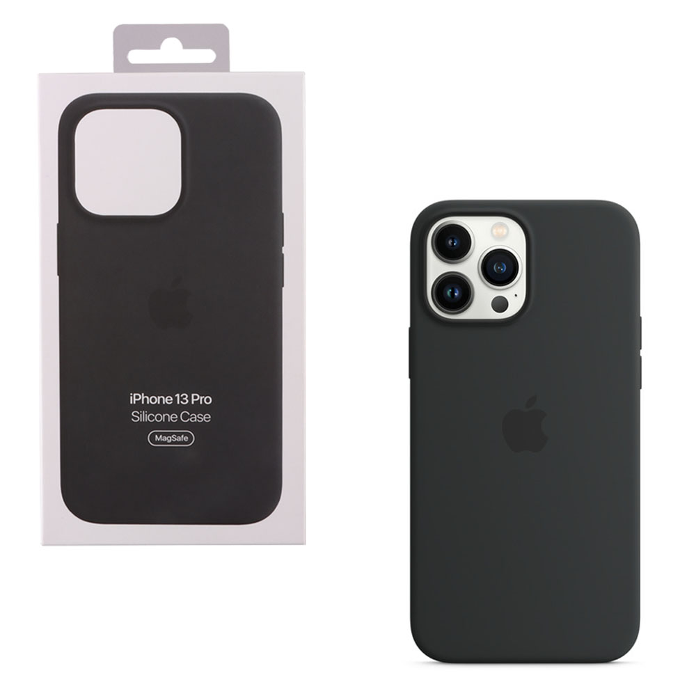 ΘΗΚΗ IPHONE 13 PRO MM2K3ZM/A A2707 SILICONE COVER WITH MAGSAFE MIDNIGHT PACKING OR