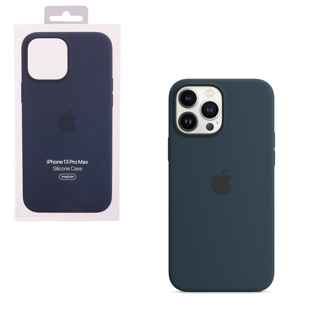 ΘΗΚΗ IPHONE 13 PRO MAX MM2T3ZM/A A2708 SILICONE COVER WITH MAGSAFE ABYSS BLUE PACKING OR