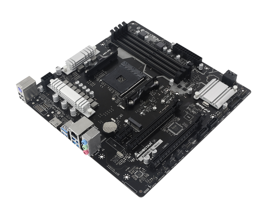 BIOSTAR μητρική B450MX-S, 4x DDR4, AM4, uATX, GbE LAN, 7.1CH, Ver. 6.0