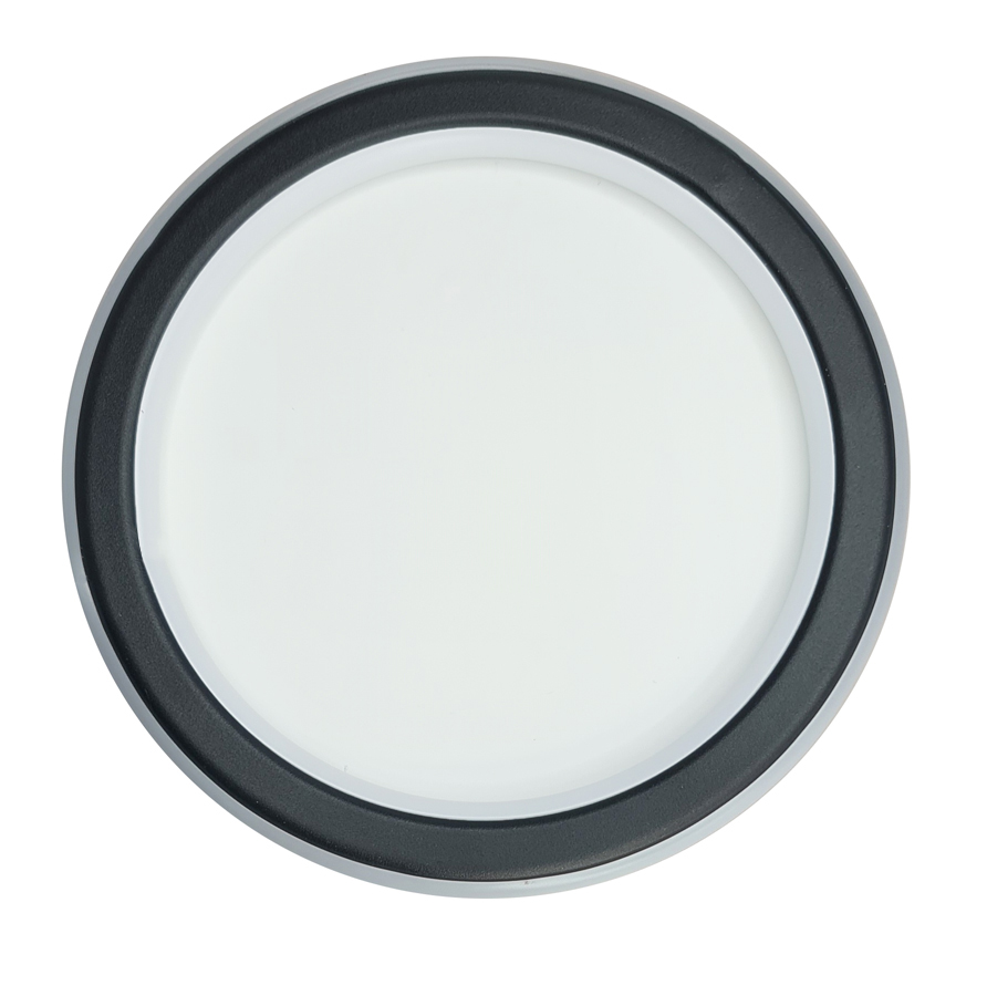 POWERTECH LED φωτιστικό οροφής HLL-0084, 25W, 4000K, Φ21cm, μαύρο