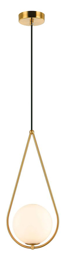 POWERTECH φωτιστικό οροφής HLL-0095, E27, 25x52cm, μεταλλικό, χρυσό