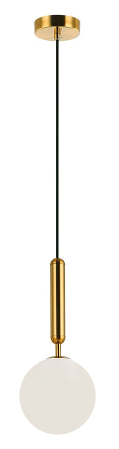 POWERTECH φωτιστικό οροφής HLL-0097, E27, Φ20, μεταλλικό, χρυσό