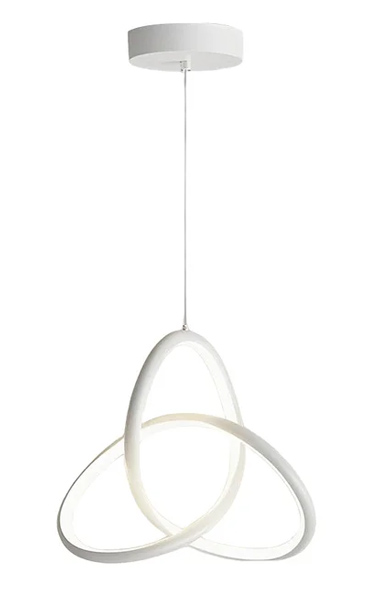 POWERTECH LED φωτιστικό οροφής HLL-0121, 15W, 4000K, Φ22cm x 1m, λευκό